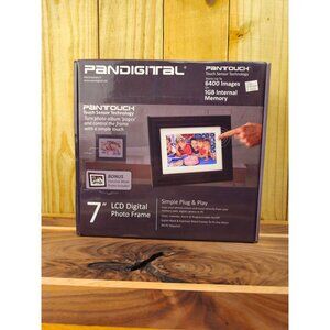 Pandigital 7" Digital Photo Frame With Touch Sensor Technology 1GB Internal Memo